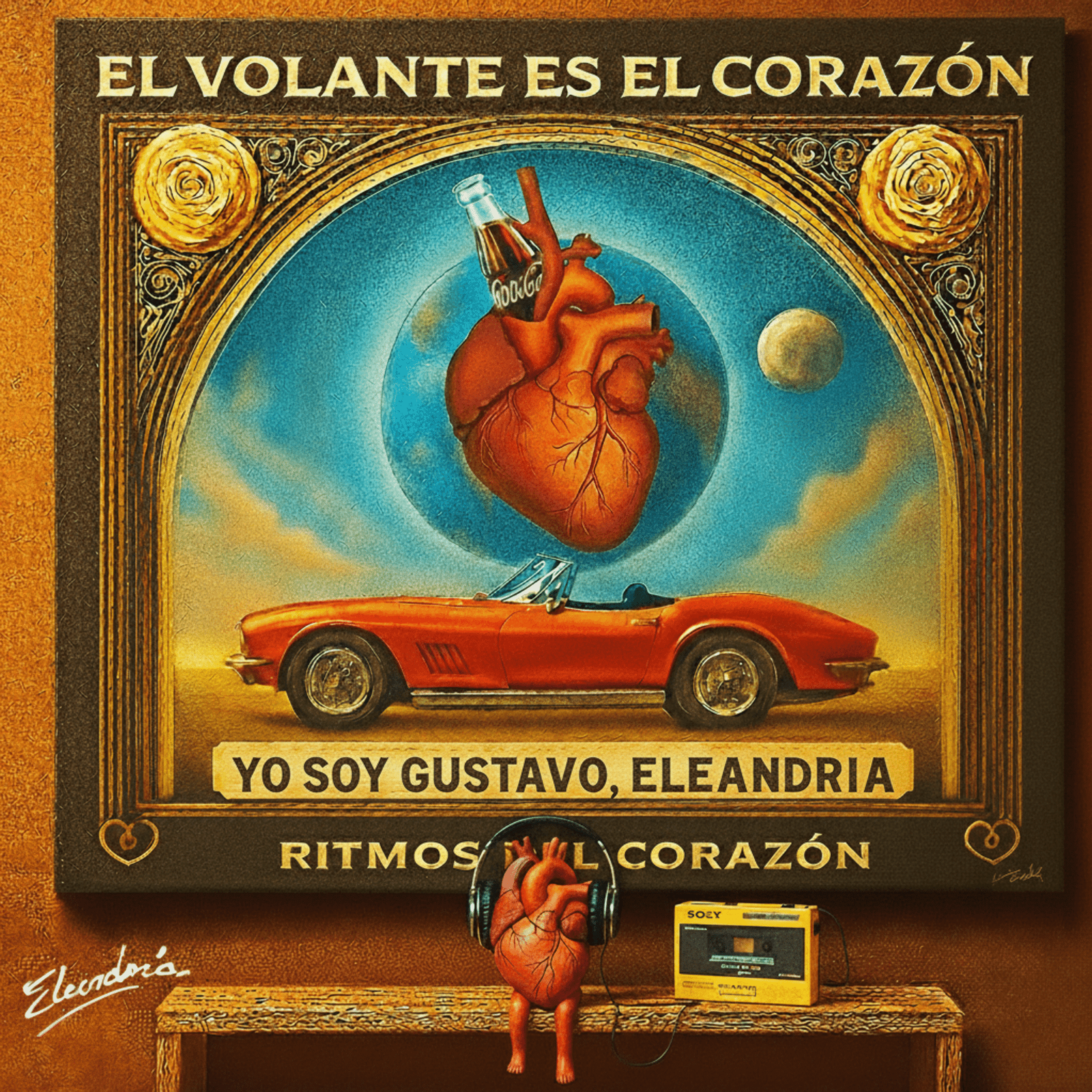 Portada del sencillo 'El Volante es el Corazón' — Yo Soy Gustavo ft. Eleandria