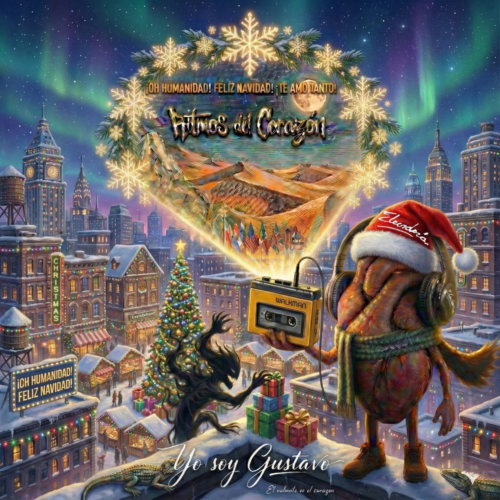 Portada del álbum 'Feliz Navidad en Todo el Mundo' — Yo Soy Gustavo ft. Eleandria